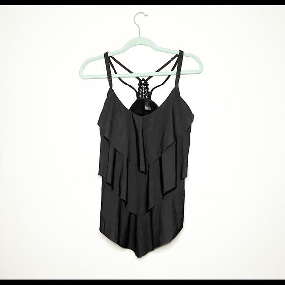 Smart & Sexy Swim Black Tiered Tankini - Picture 2 of 8